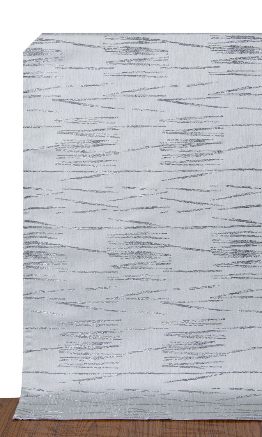 Abstract Patterned Window Treatments Fabric Sample (Steel Grey)