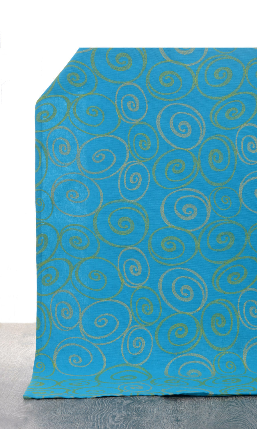 Cotton Fabric By the Yard for Curtains & Drapes (Blue Cotton)