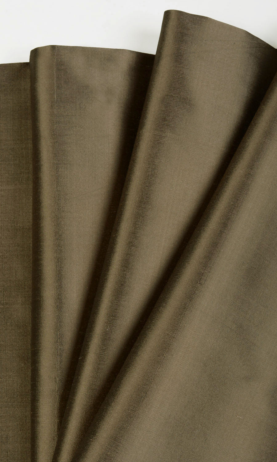 Shantung Silk Free Fabric Material Sample (Cedar Brown)
