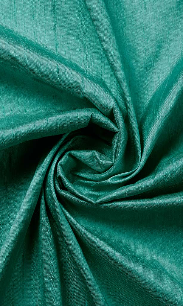 Dupioni Silk Home Décor Fabric By the Yard (Seafoam Green/ Blue)