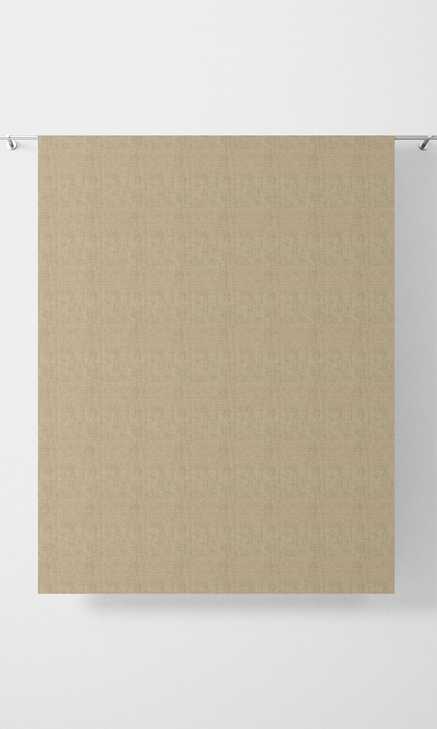 Herringbone Textured Fabric Material By the Metre (Beige)