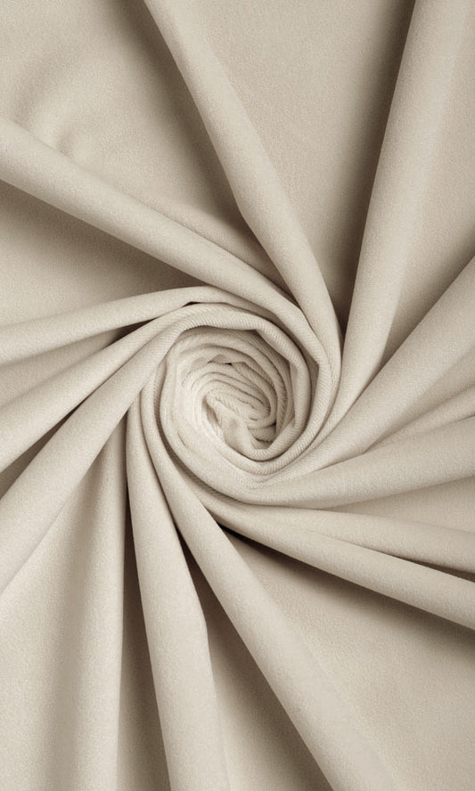 Velvet Home Décor Fabric Sample (Soft Tan/ Beige)