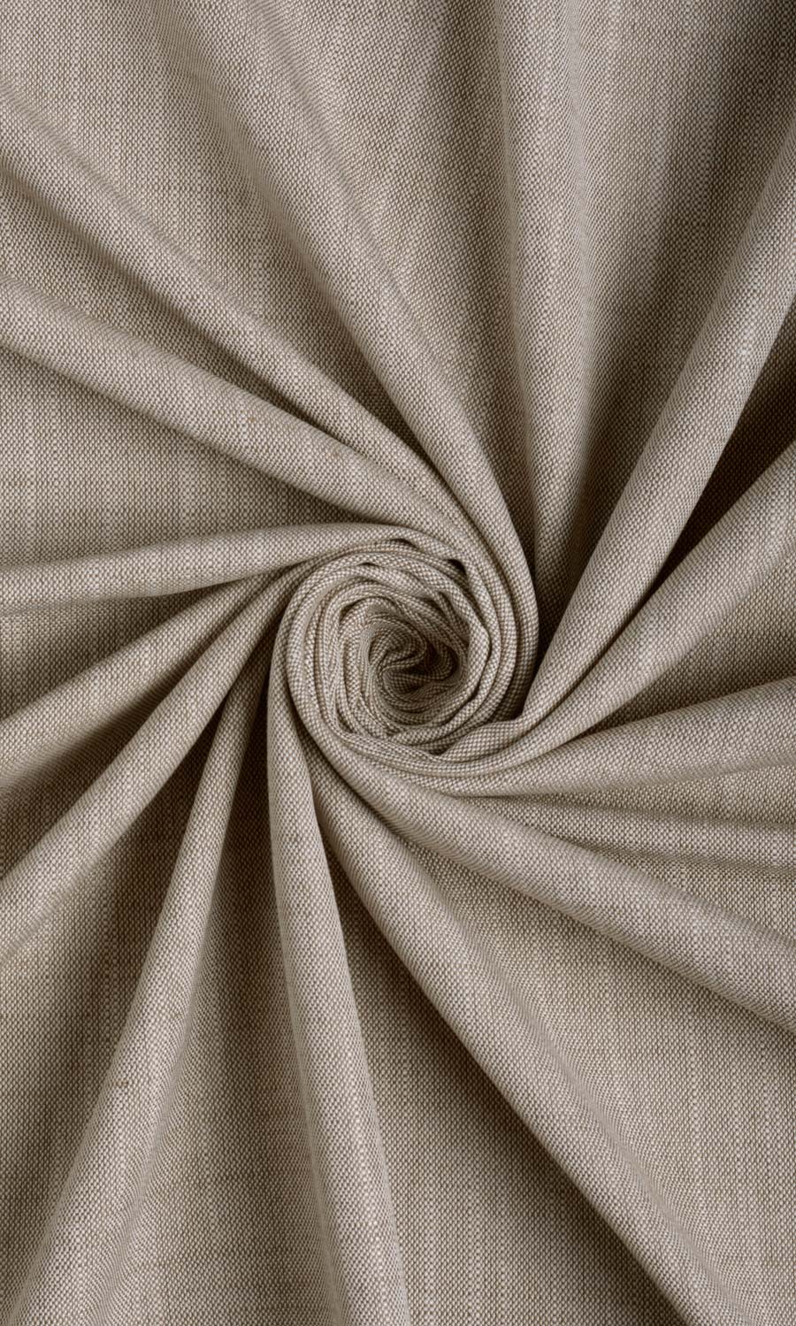 Plain Linen Texture Home Décor Fabric By the Yard (Cedar Brown)