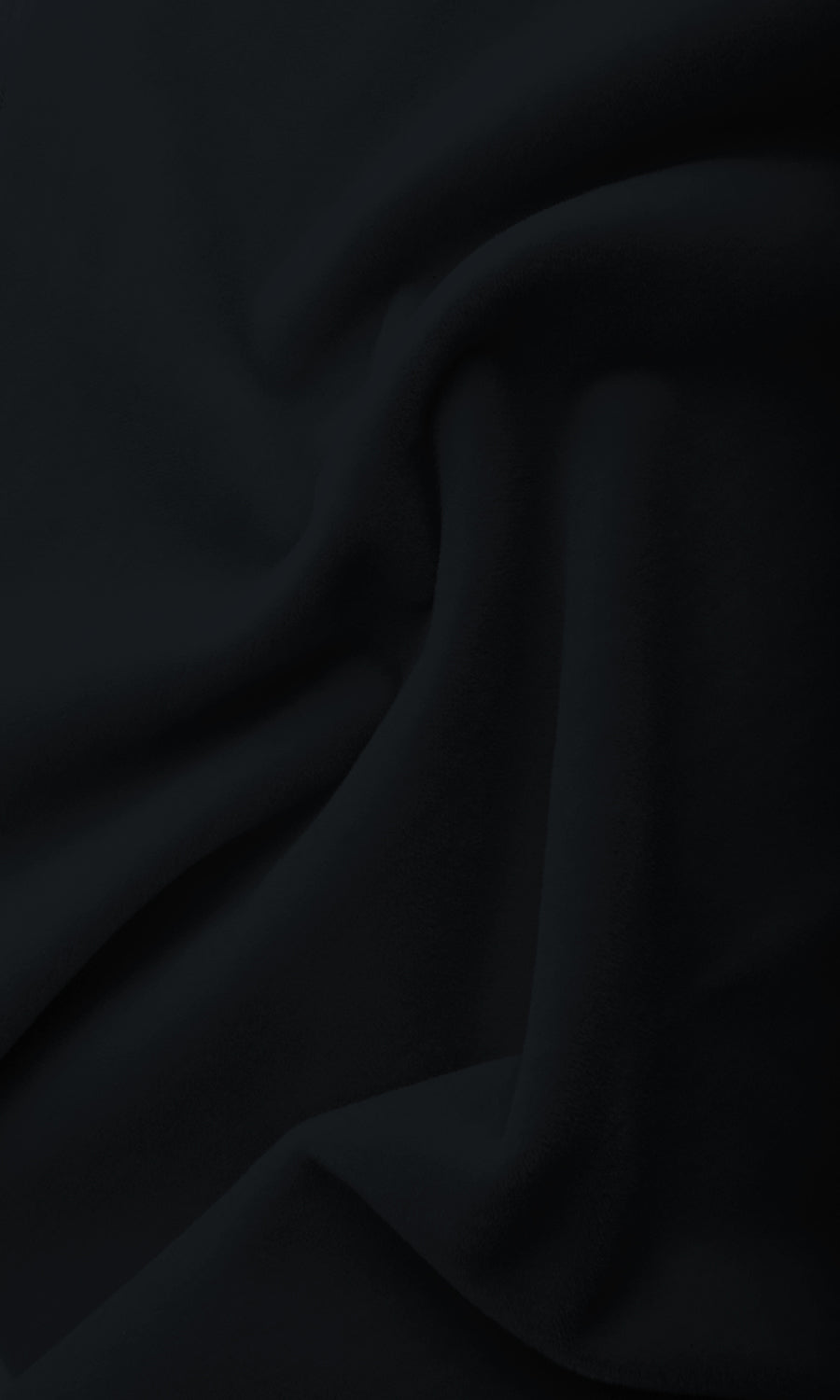 Velvet Home Textile Fabric Material By the Yard (Black)