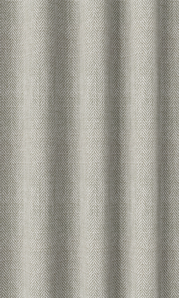 Herringbone Textured Home Décor Fabric By the Yard (Grey)