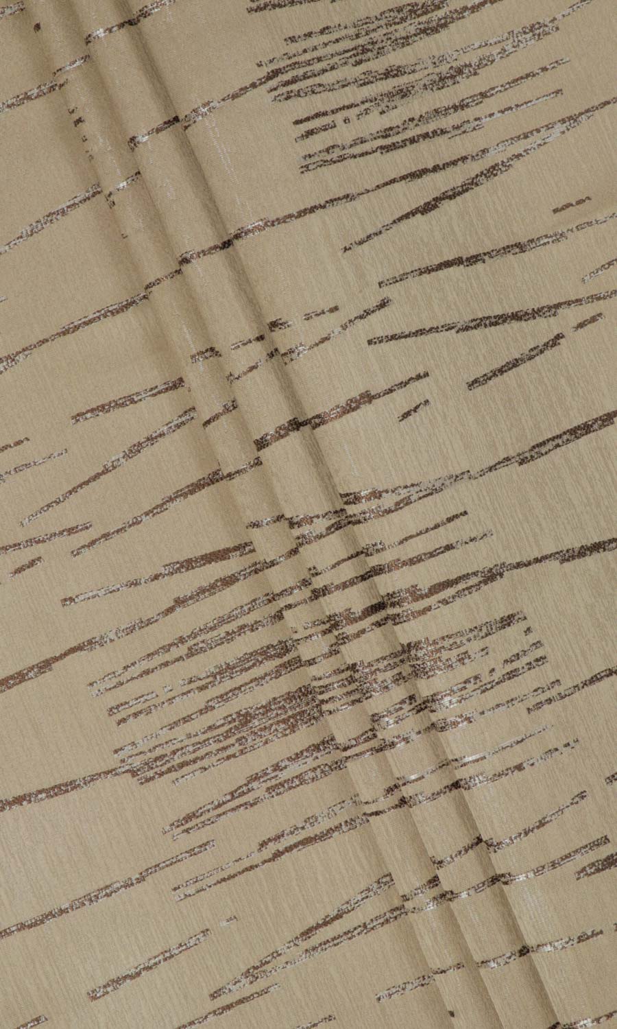 Abstract Patterned Window Treatments Fabric Sample (Mocha Coffee)