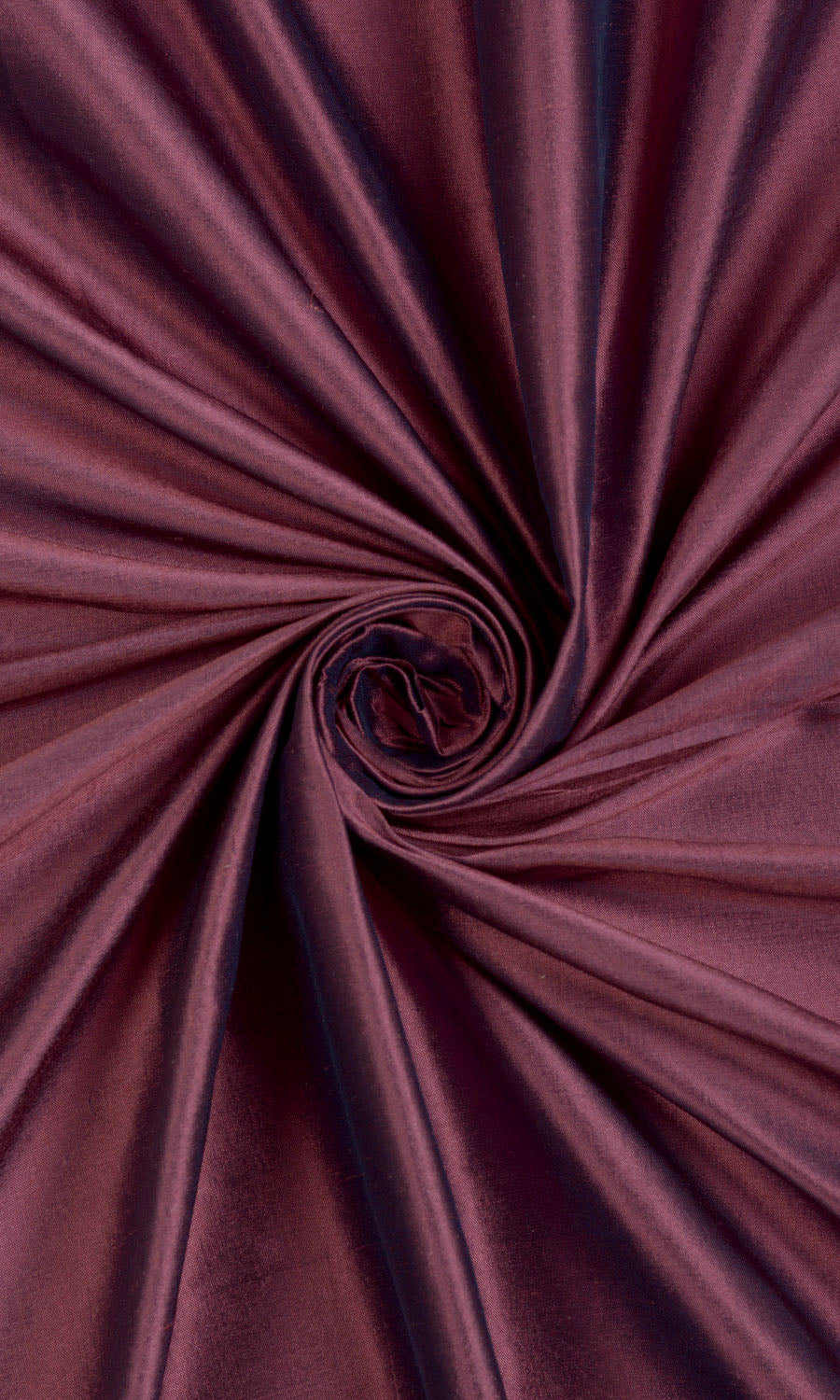 Shantung Silk Home Décor Fabric By the Yard (Wine Purple)