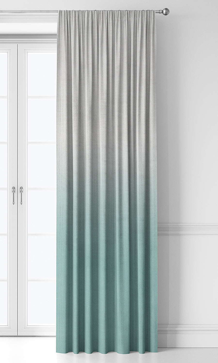 2-Tone Ombre Home Décor Fabric By the Yard (Blue)
