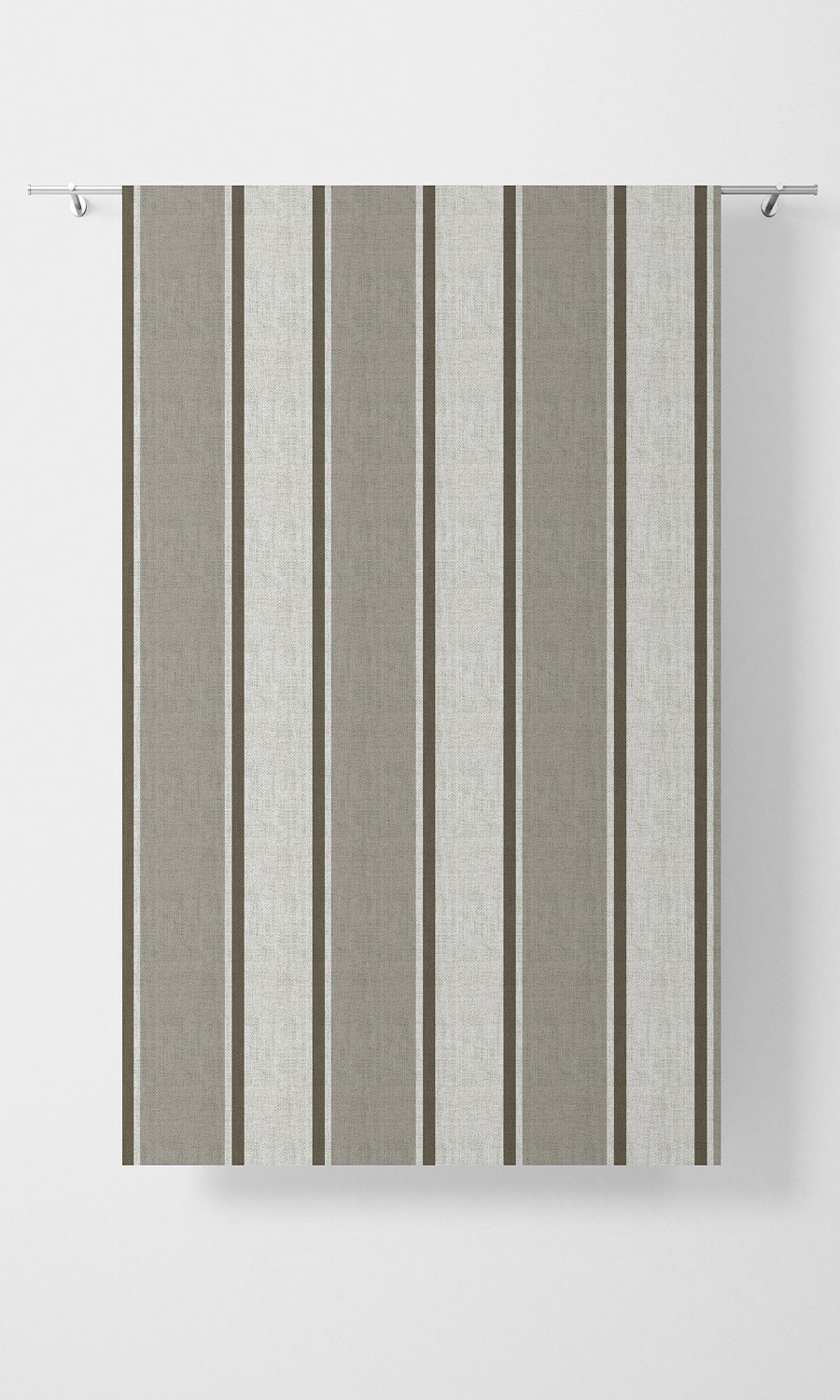 Modern Striped Print Home Textile Fabric Material By the Yard (Beige/ Brown)