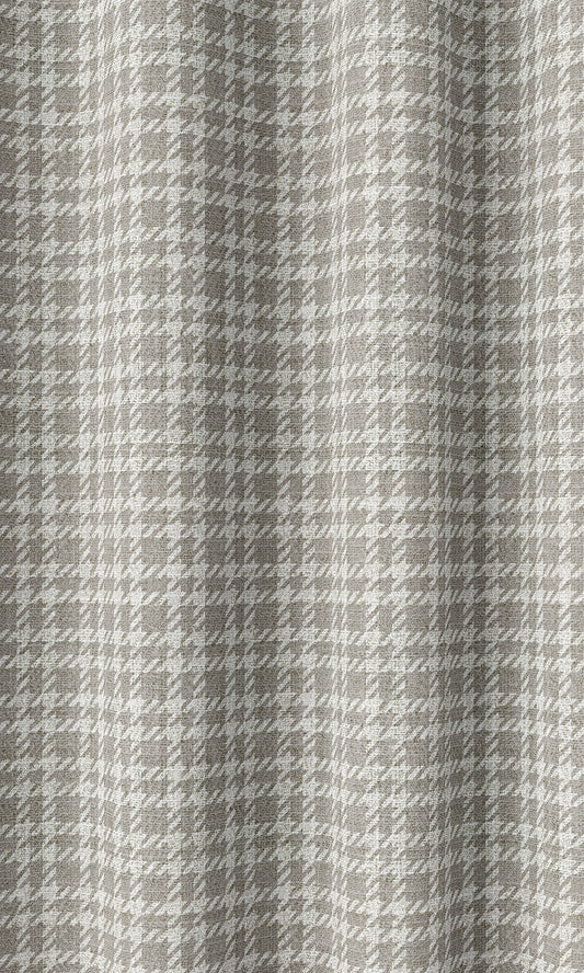 Modern Check Patterned Shades (Warm Grey)