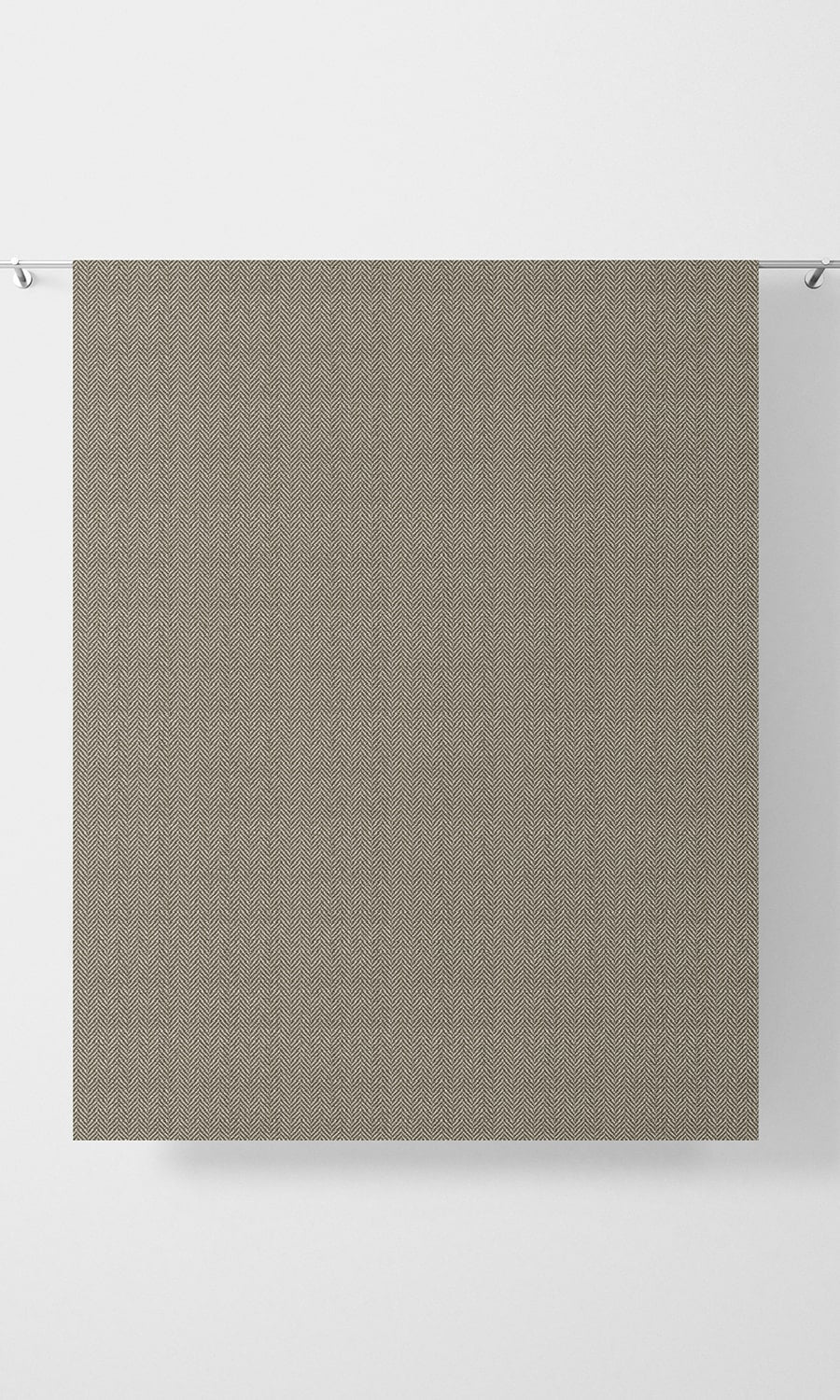 Herringbone Textured Free Fabric Material Sample (Beige)