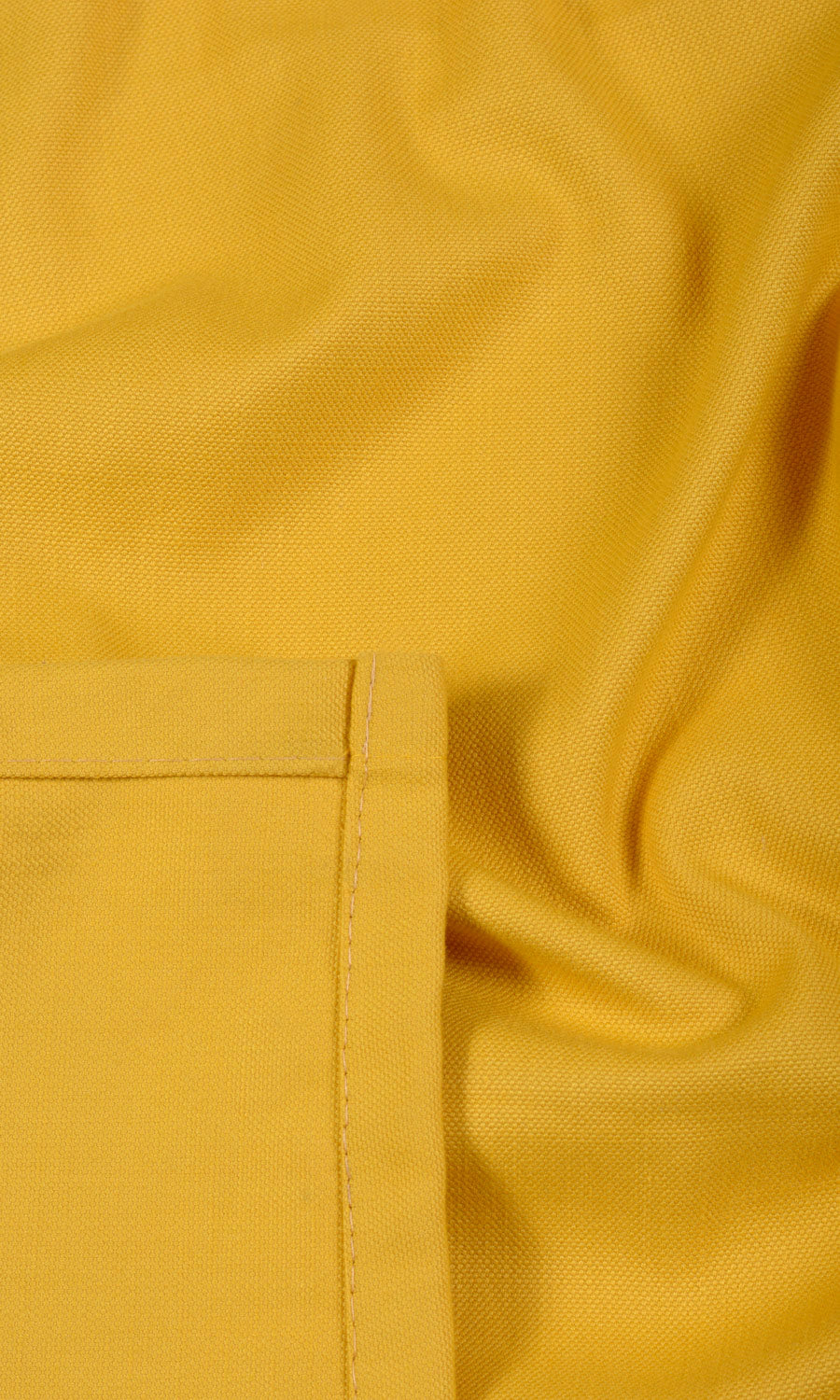Solid Textured Window Treatments Fabric By the Yard (Yellow)