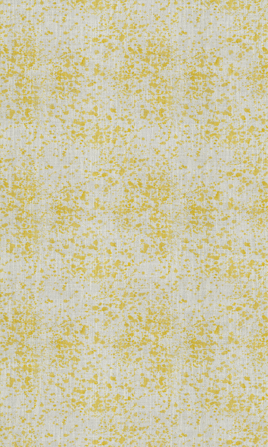 Abstract Print Fabric Material By the Metre (White/ Yellow)