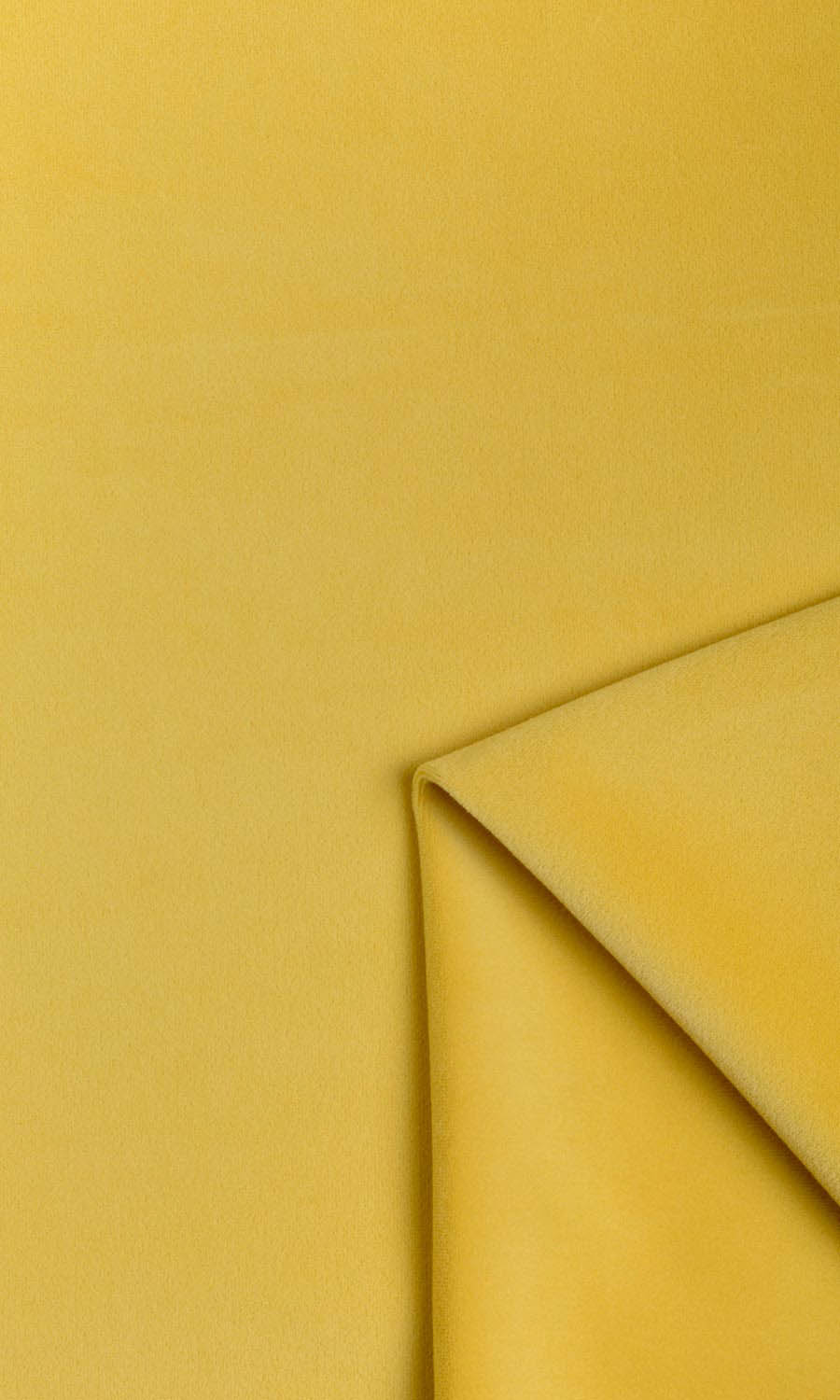Velvet Window Treatments Fabric By the Yard (Yellow)