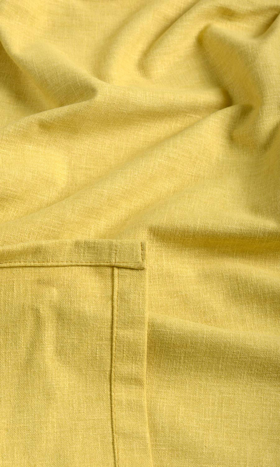 Poly-Cotton Fabric Sample for Roman Blinds & Shades (Cornflower Yellow)