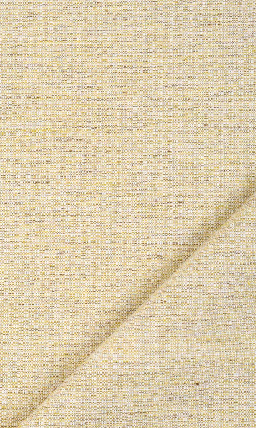 Textured Poly-Cotton Window Treatments Fabric By the Yard (Yellow)
