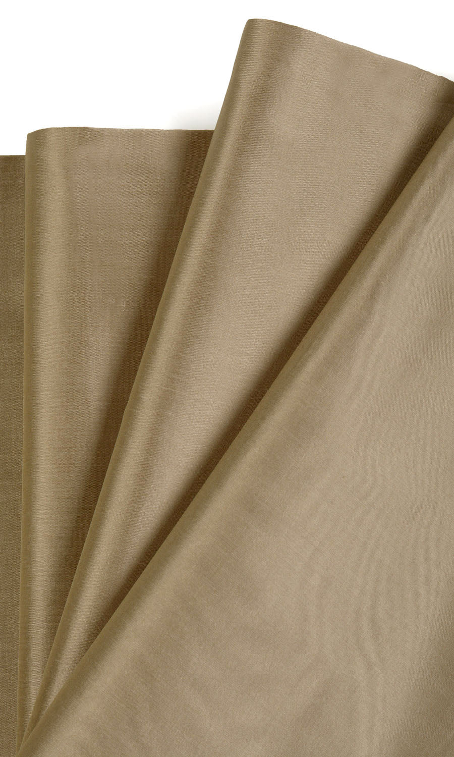 Shantung Silk Fabric Material By the Yard (Brown)