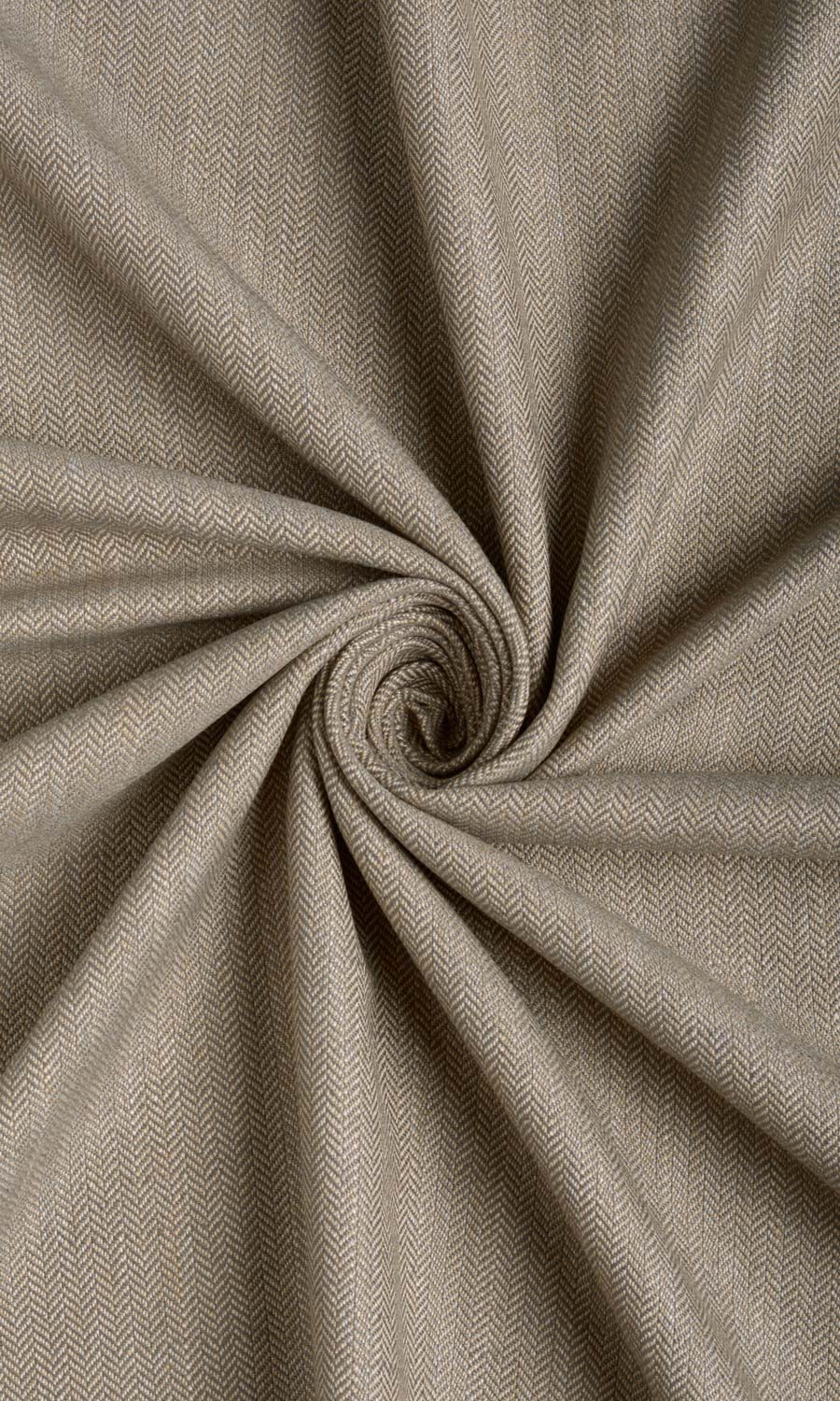 Herringbone Textured Home Décor Fabric By the Yard (Mocha Brown)