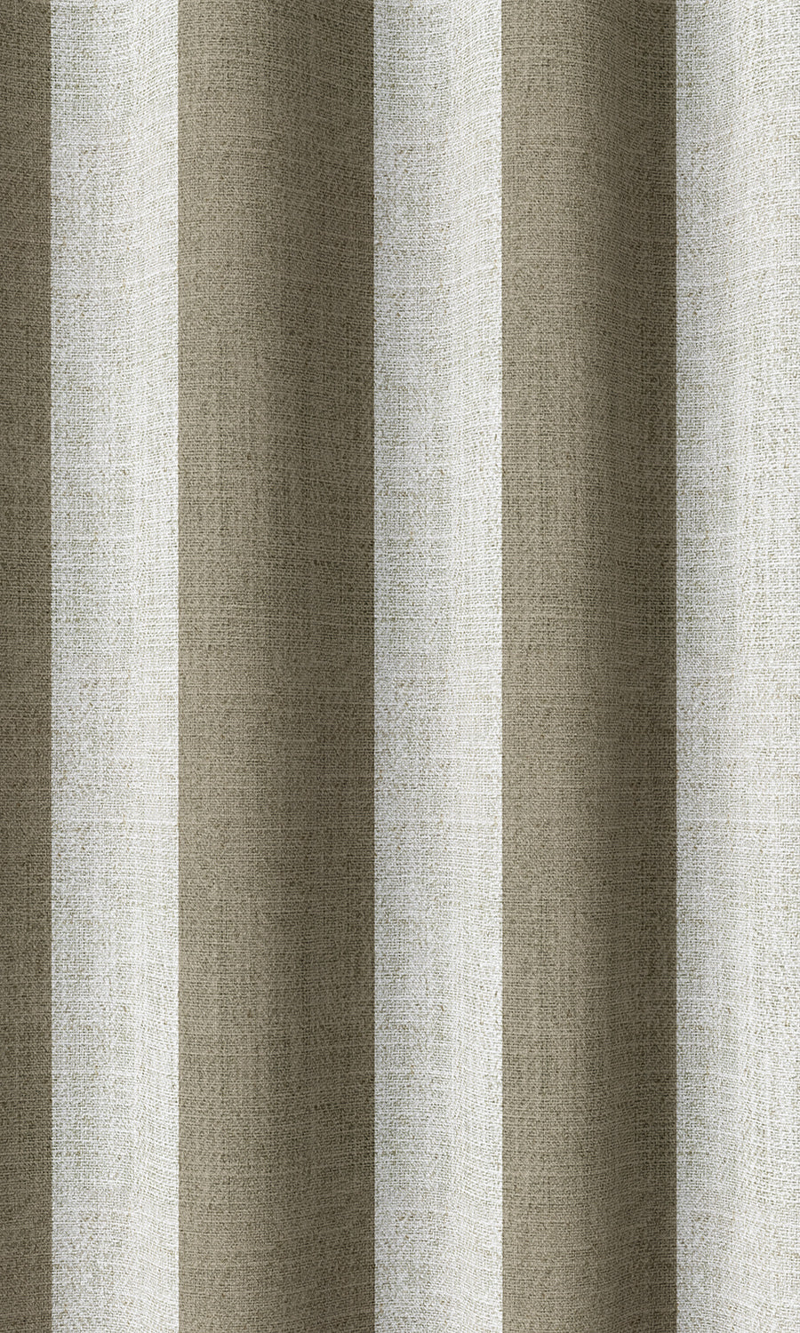Striped Print Home Décor Fabric By the Metre (Beige/ White)