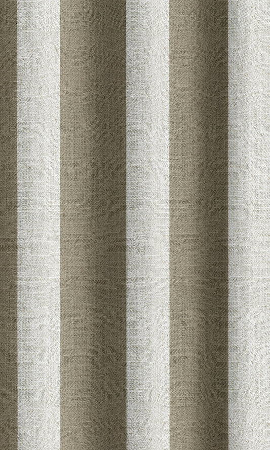 Striped Print Home Décor Fabric By the Metre (Beige/ White)