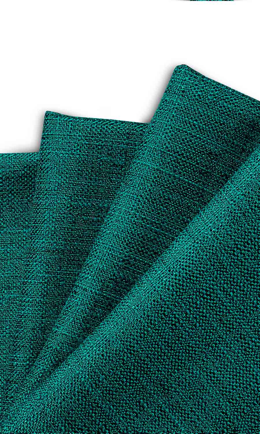 Faux Silk Home Textile Fabric Material By the Yard (Teal Blue)