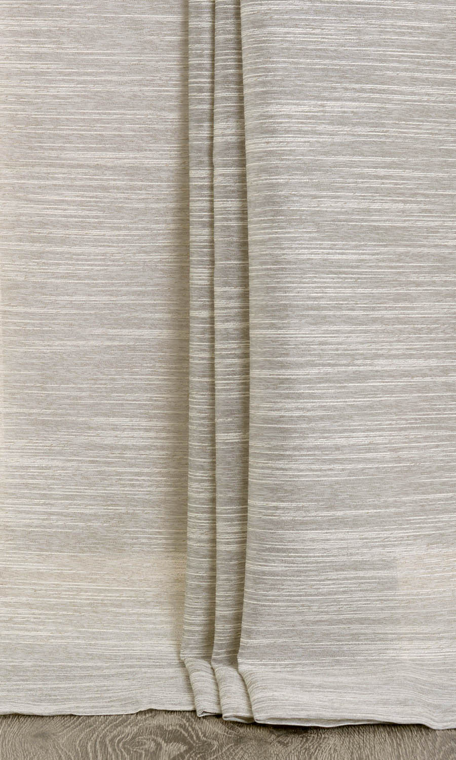 Sheer Fabric By the Metre for Roman Blinds & Shades (Taupe Gray/ Pale Gray)