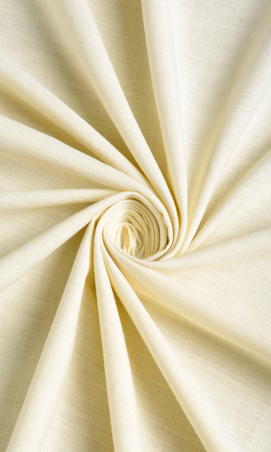 Linen Texture Home Décor Fabric By the Yard (Warm Ivory)