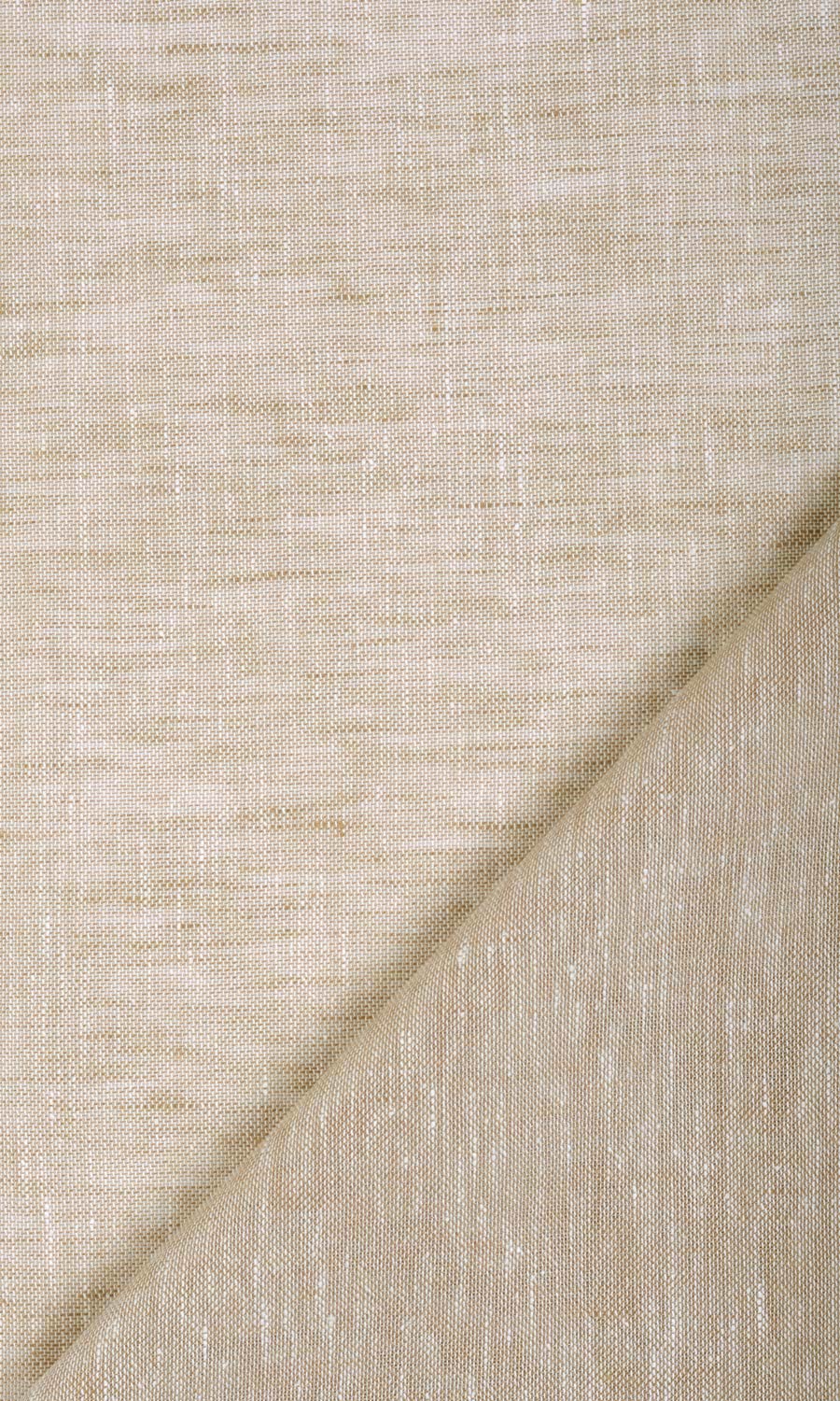 Sheer Linen Fabric Sample for Roman Blinds & Shades (Beige)