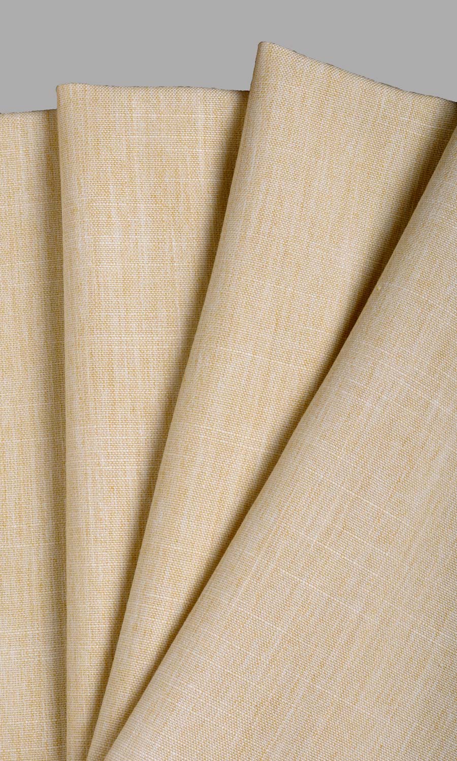 Plain Linen Texture Free Fabric Material Sample (Yellow Beige)