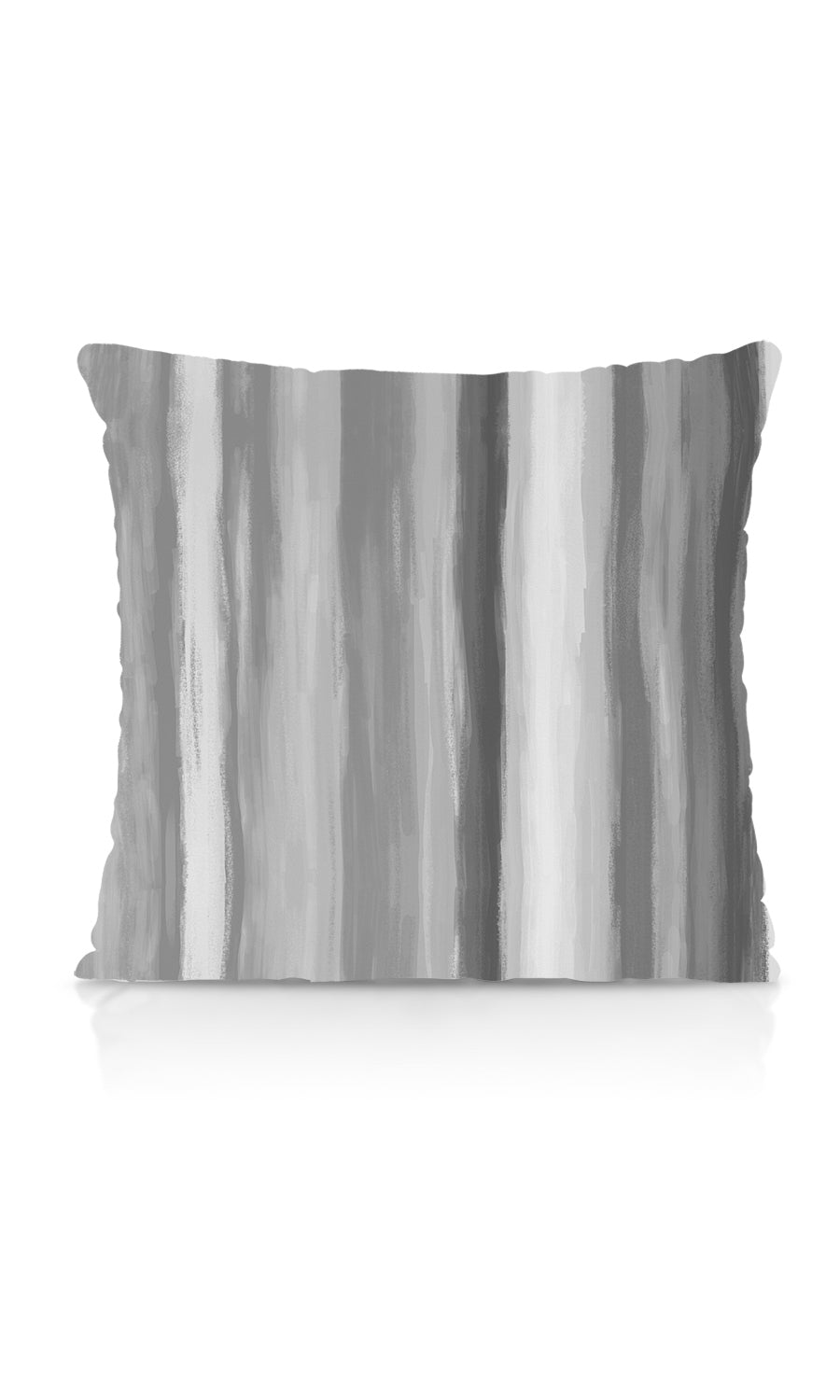 Dimout Striped Fabric Material By the Yard (Grey)