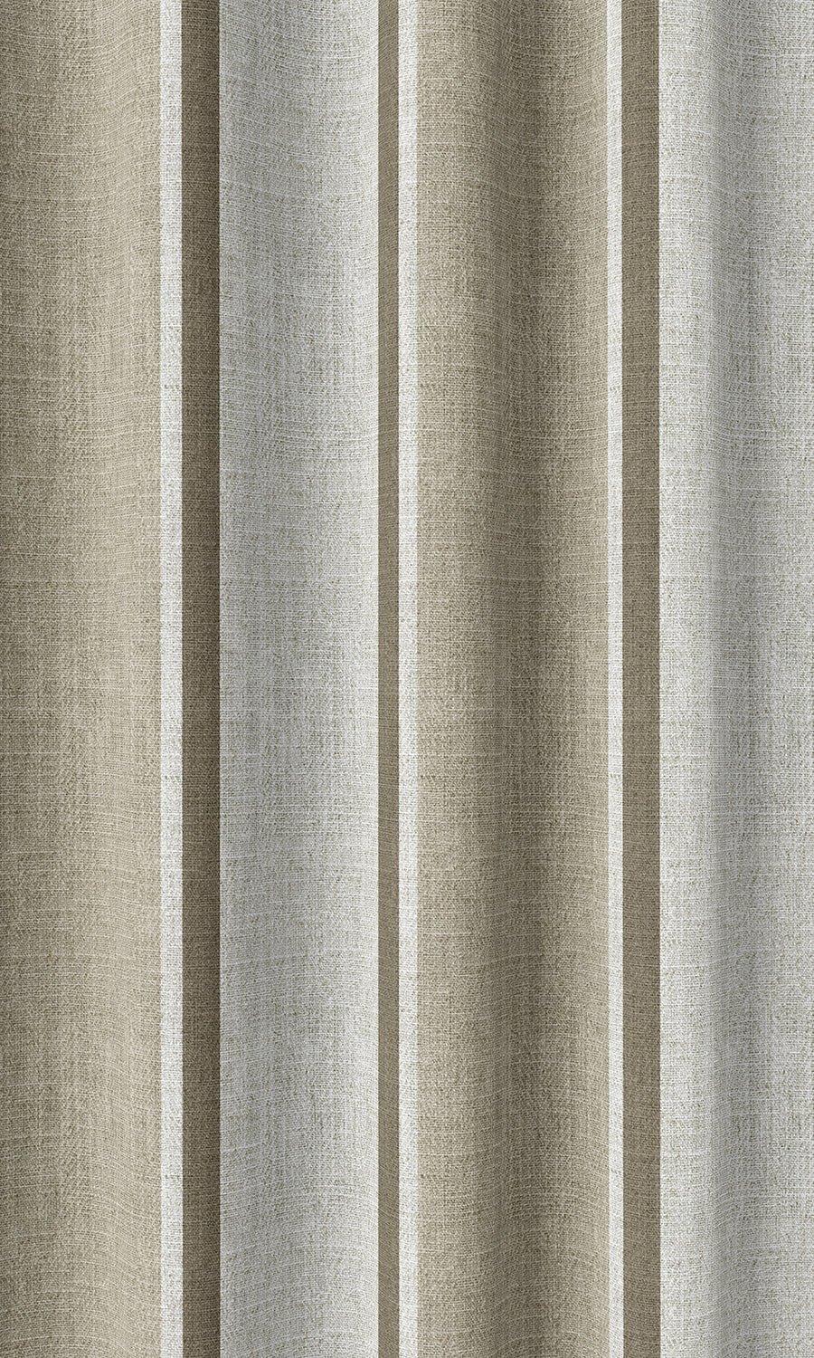 Modern Striped Home Décor Fabric By the Yard (Beige/ White)