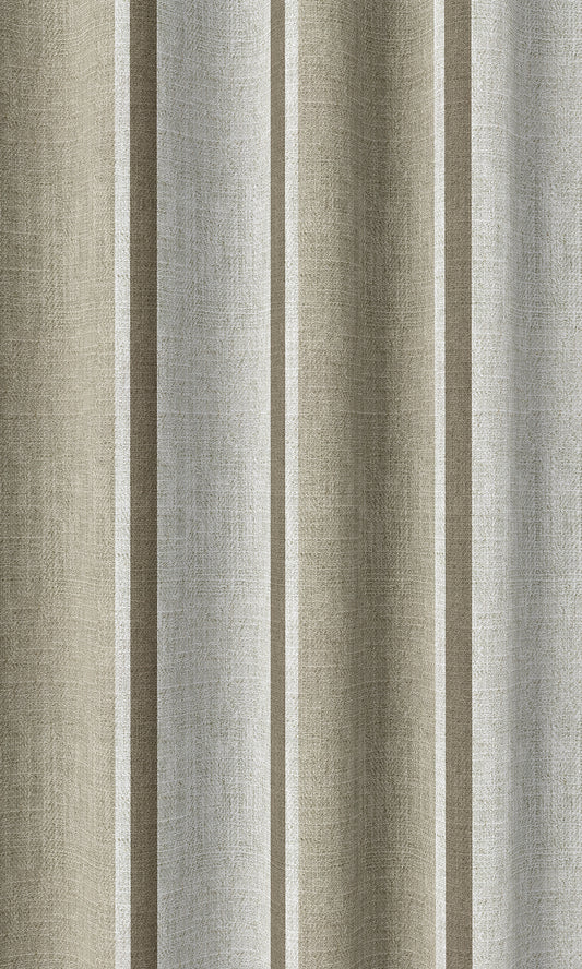 Modern Striped Roman Blinds (Beige/ White)