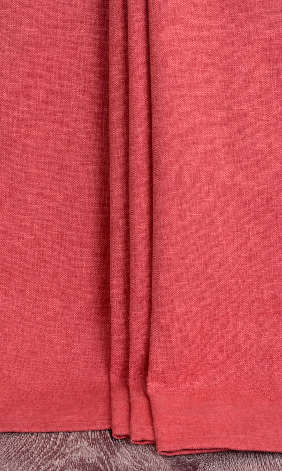 Linen-Blend Home Textile Fabric Material By the Yard (Red)