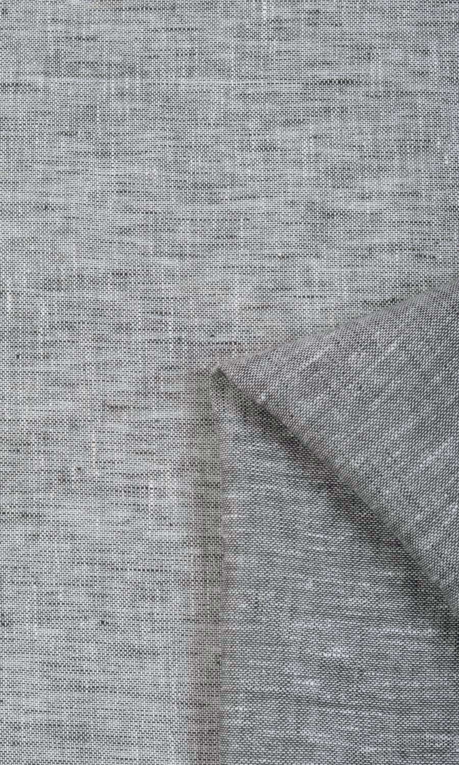 Linen Sheer Window Treatments Fabric By the Yard (Grey)