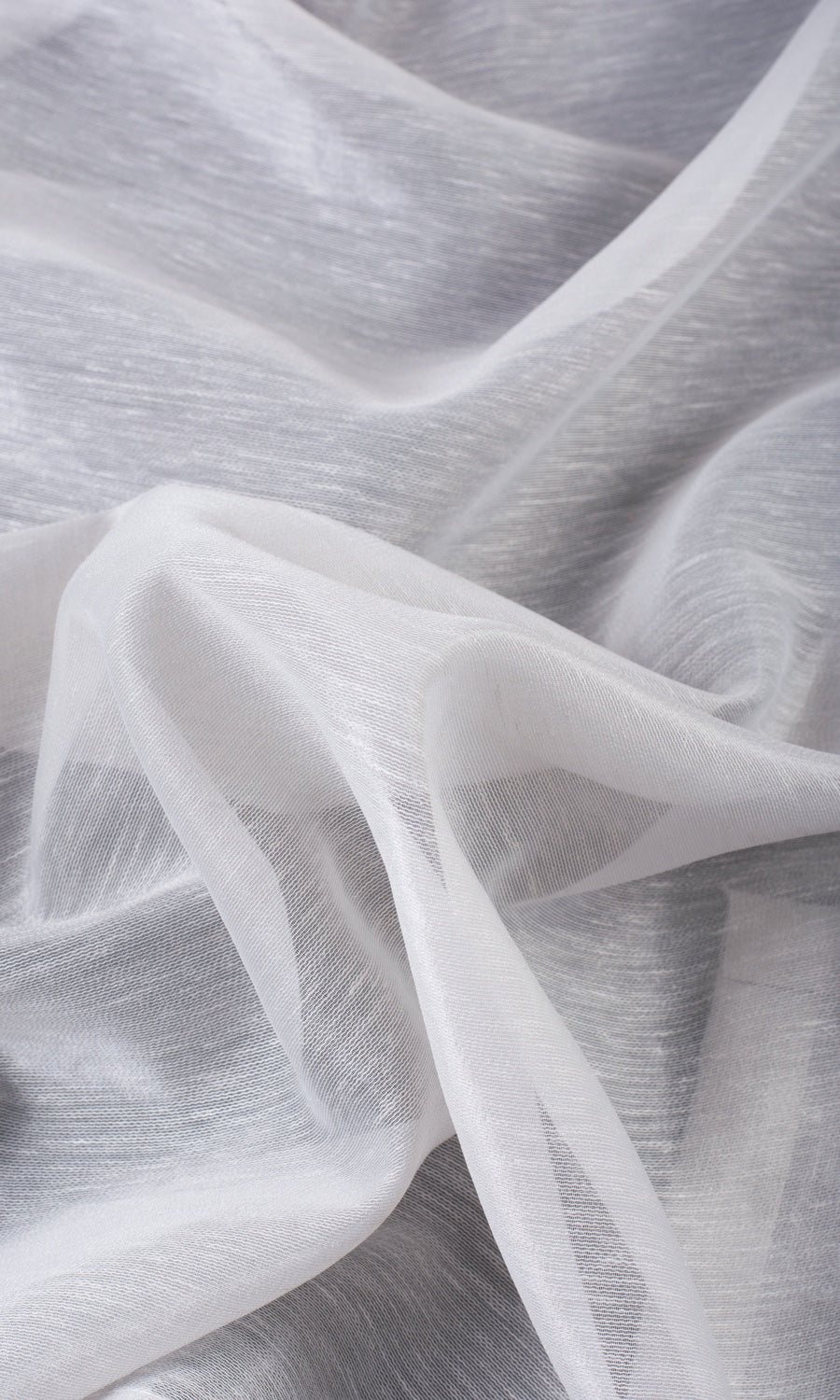 Plain Sheer Home Décor Fabric By the Yard (Light Grey)