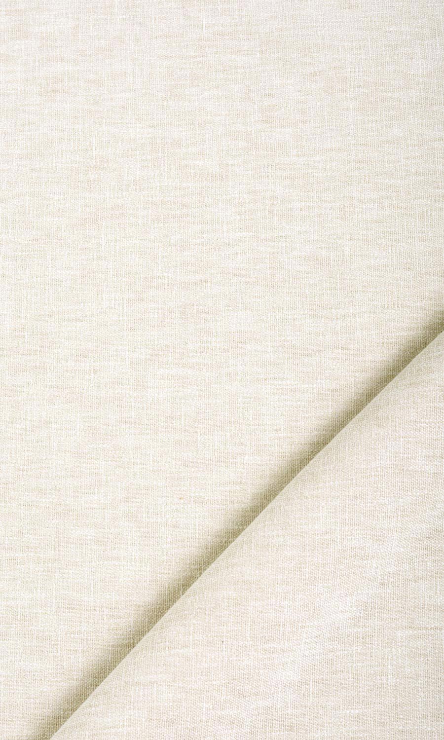 Poly-Cotton Home Textile Fabric Material By the Yard (Warm Ivory/ Pale Beige)