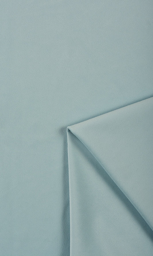 Velvet Home Décor Fabric By the Yard (Celeste Blue)