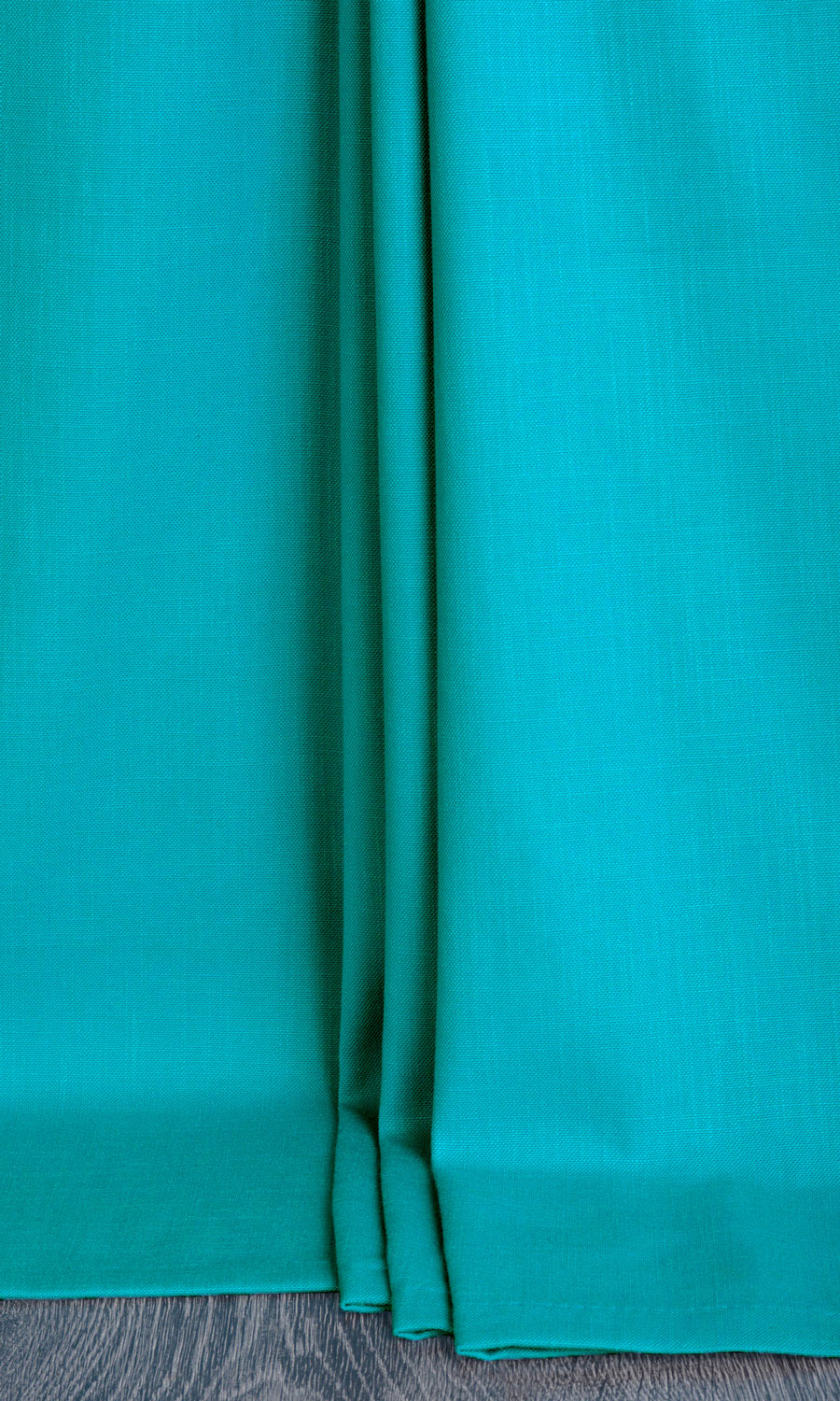 Textured Solid Cotton Home Textile Fabric Material By the Yard (Turquoise Blue)