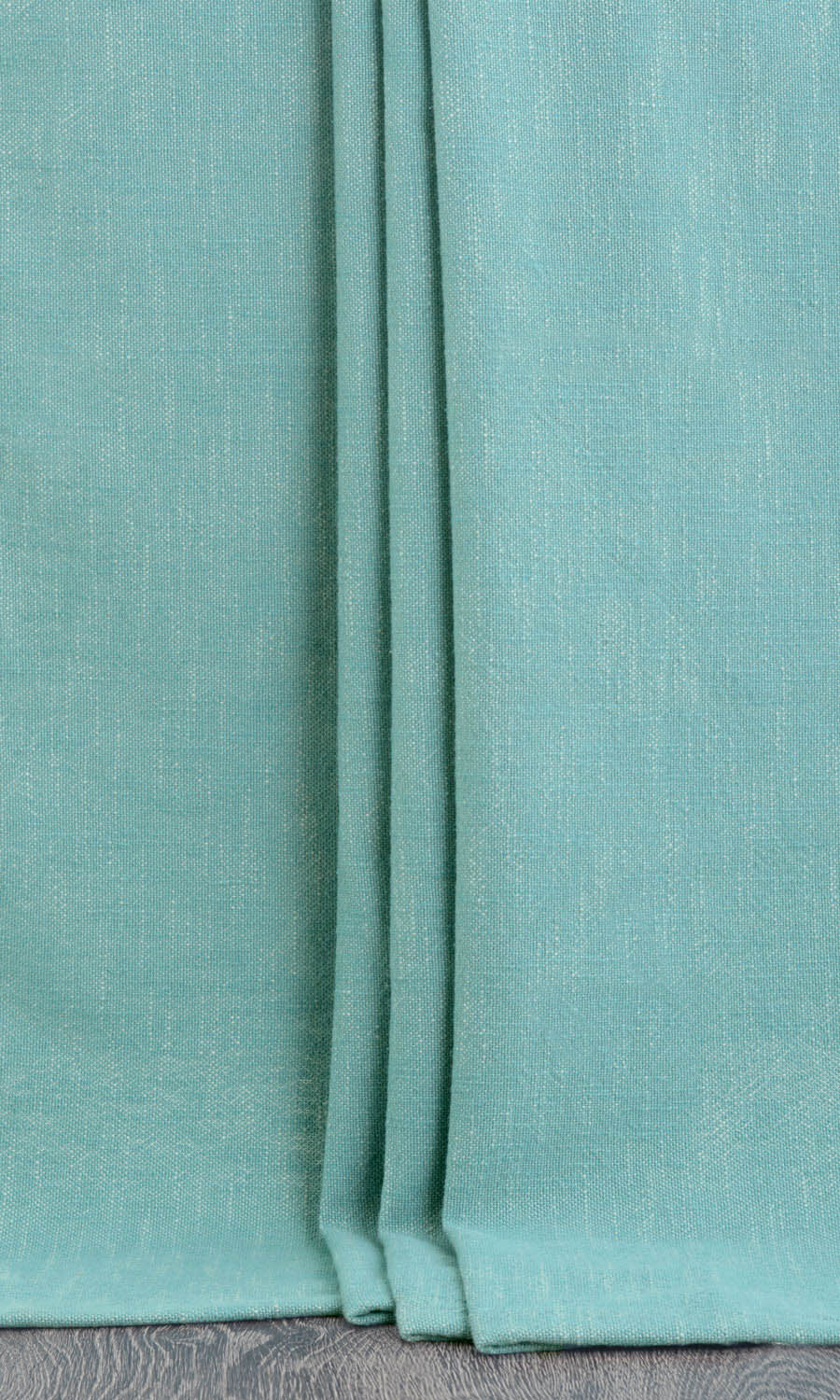 Plain Cotton Window Treatments Fabric Sample (Blue)