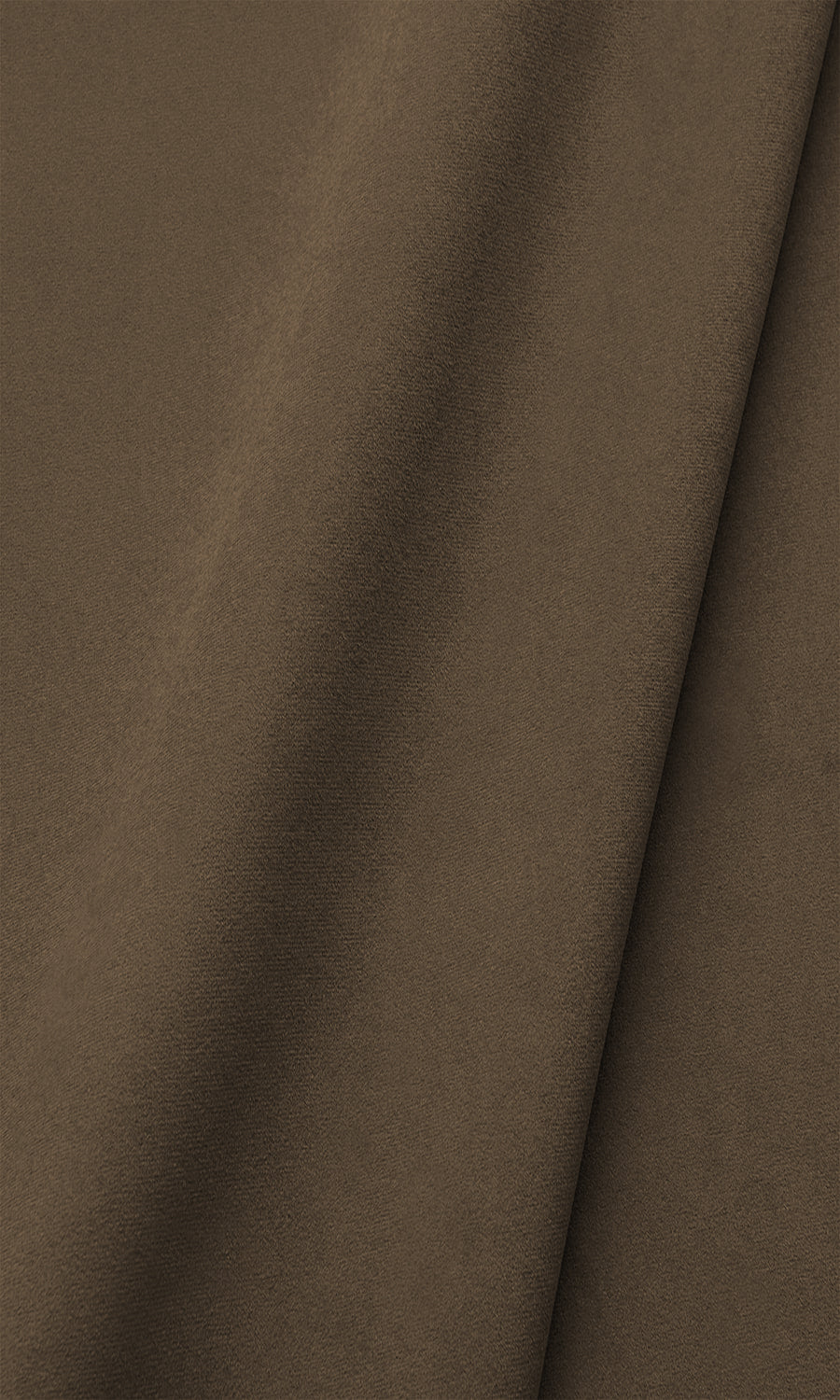 Velvet Window Treatments Fabric By the Yard (Coffee Brown)