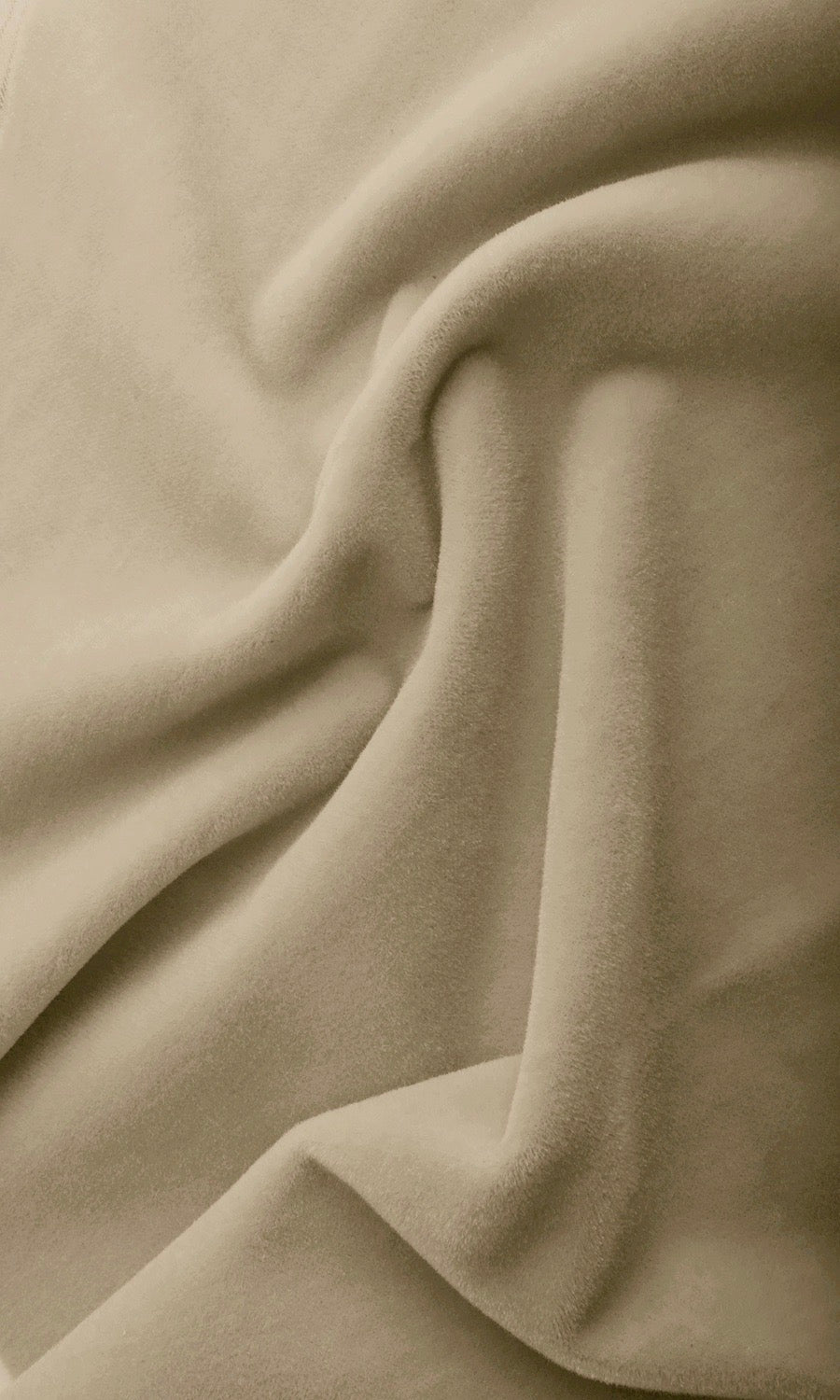 Velvet Window Treatments Fabric By the Yard (Beige/ Tan)