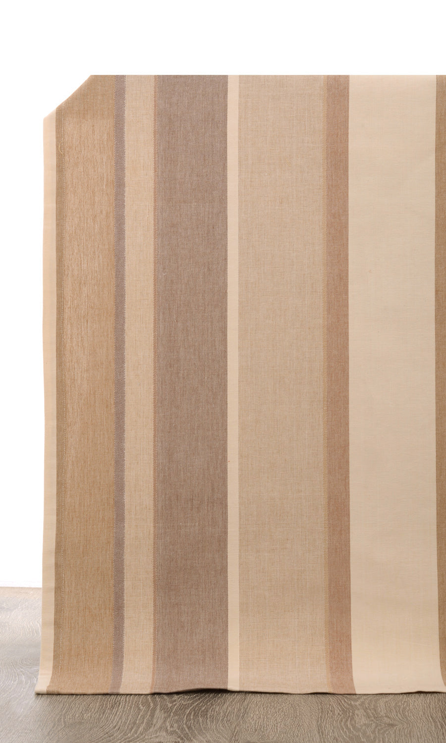Cotton Home Décor Fabric Sample (Beige/ Brown)