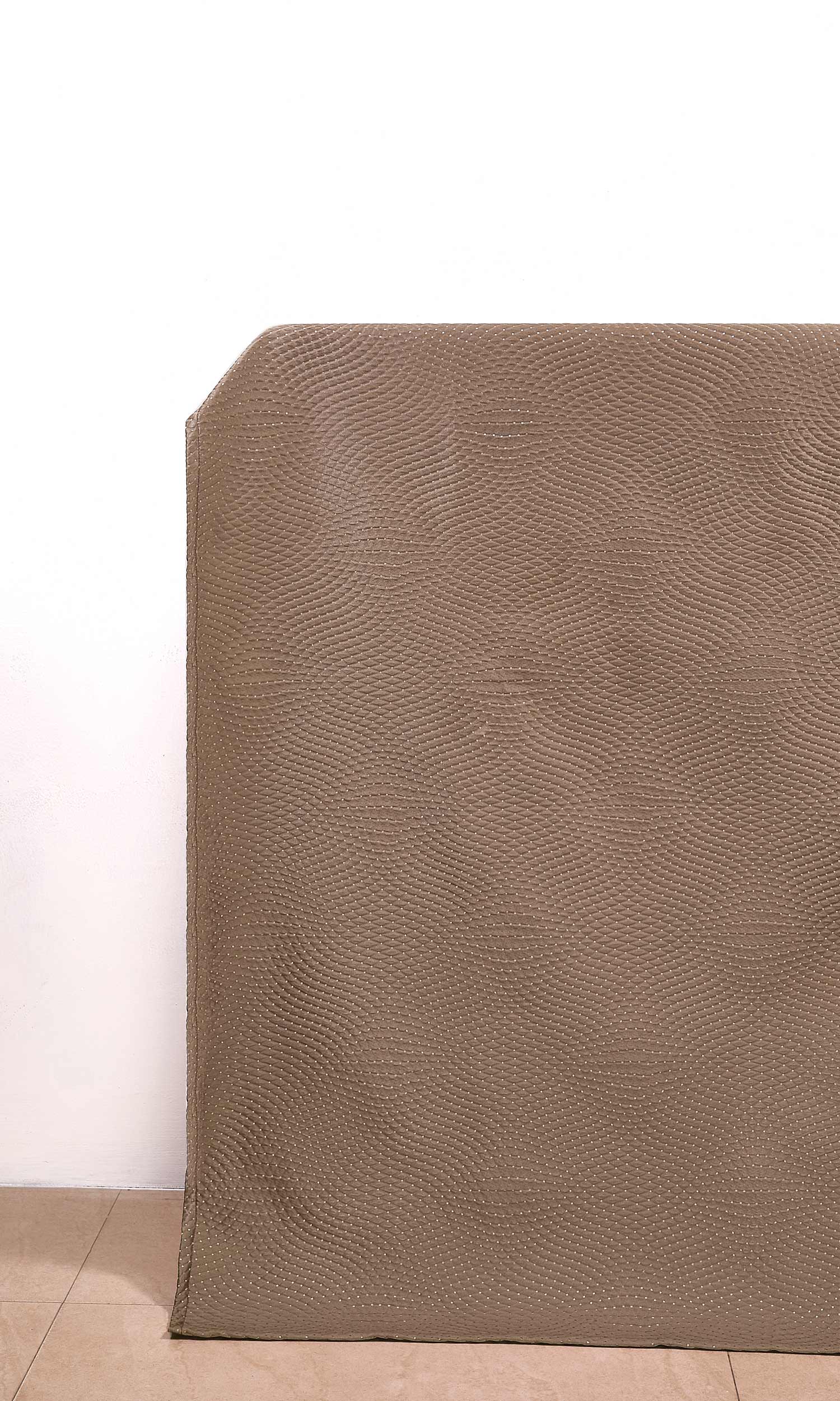 Silk-Blend Window Treatments Fabric By the Yard (Caramel Brown)