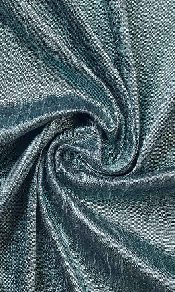 Dupioni Silk Home Décor Fabric By the Yard (Dark Grey)