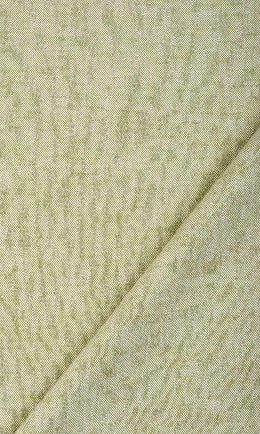 Plain Cotton Window Treatments Fabric By the Yard (Light Green)