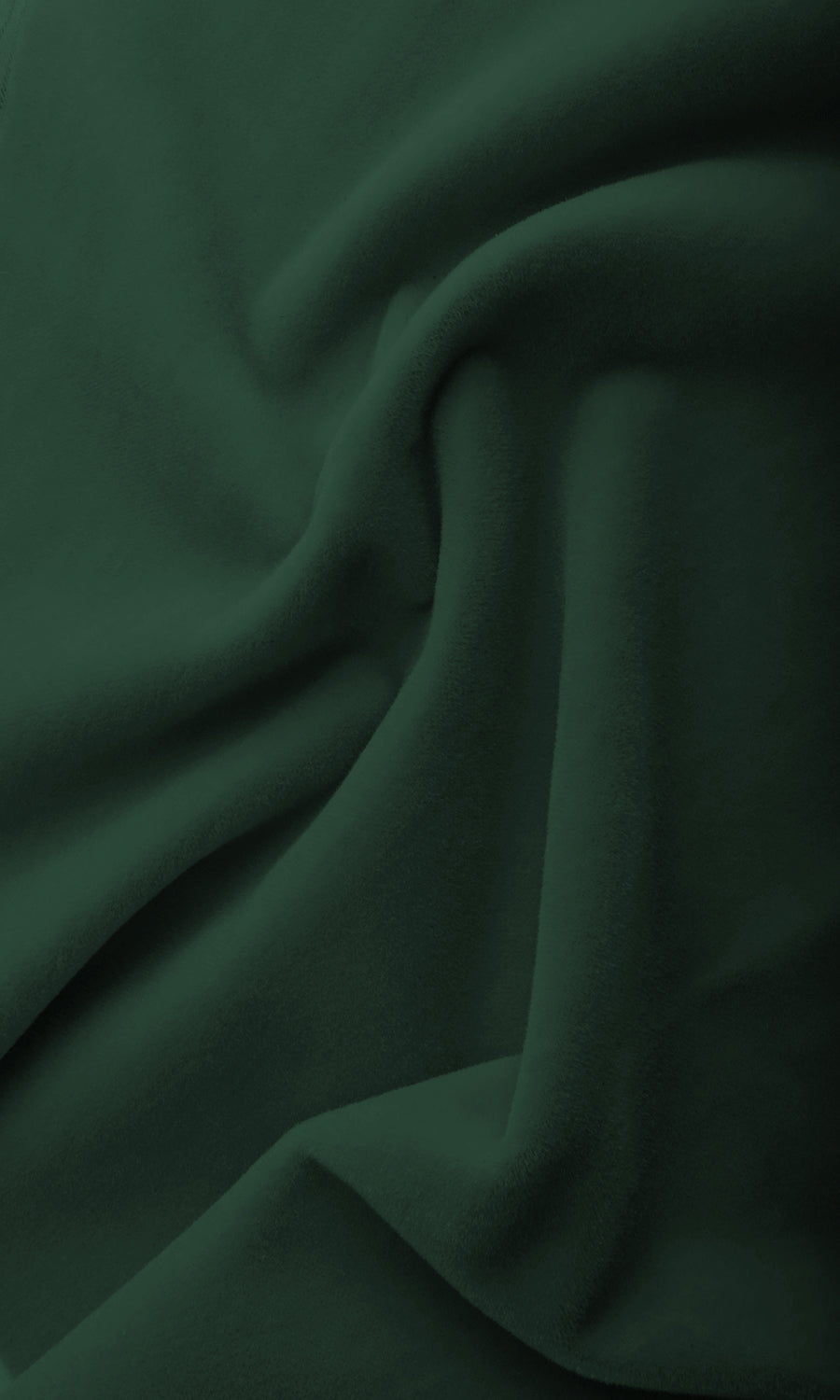 Velvet Home Textile Fabric Material Sample (Emerald Green)