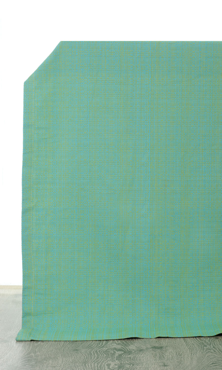 Cotton Home Décor Fabric By the Yard (Green-Blue)