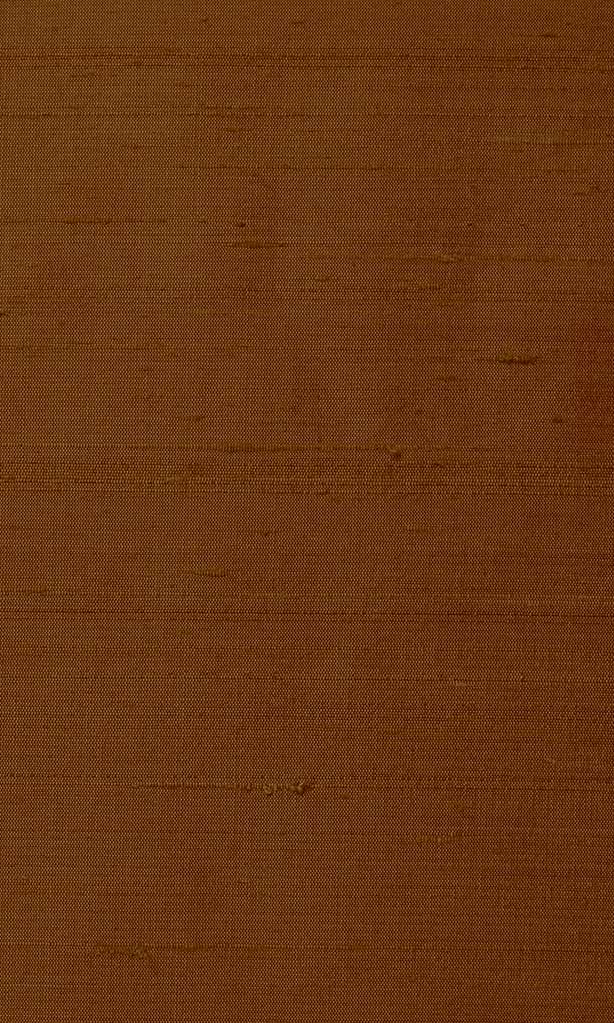Pure Silk Home Textile Fabric Material By the Yard (Copper Orange)