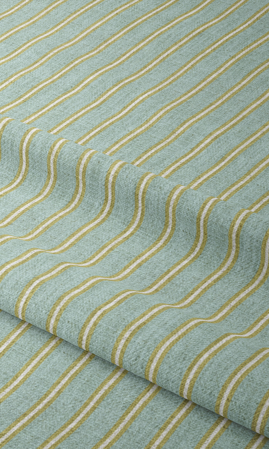 Geometric Print Home Textile Fabric Material By the Yard (Turquoise Blue/ Green)