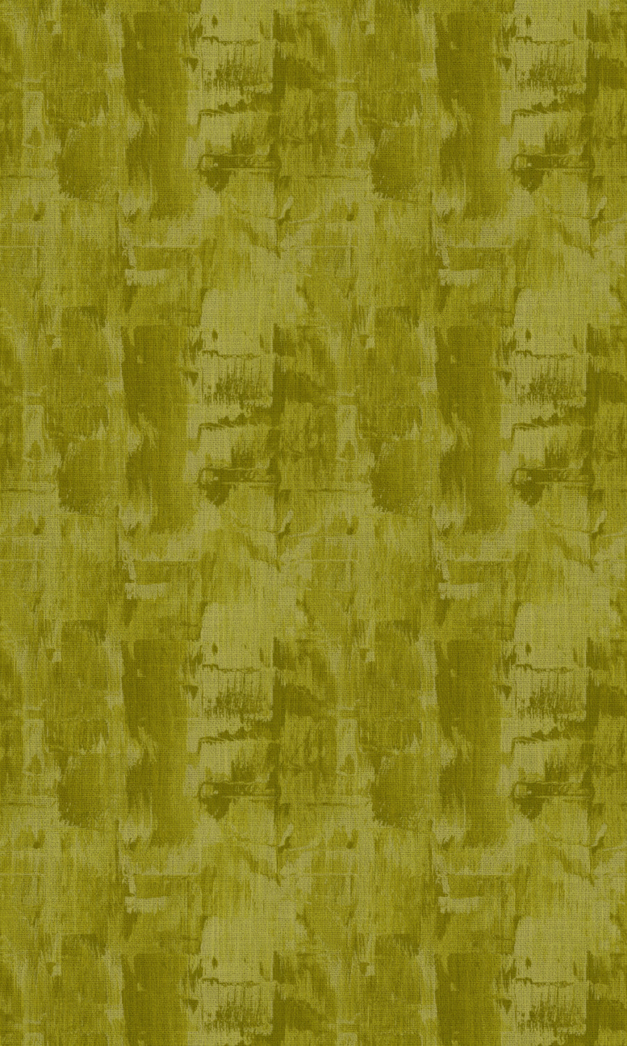 Watercolor Effect Striped Fabric Material By the Metre (Green/ Moss)